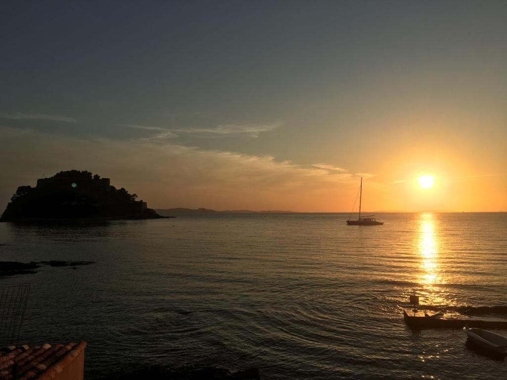 Badine Beach 5P Plage Piscine Balneo Clim Jardin Exotique Hyeres Ngoại thất bức ảnh